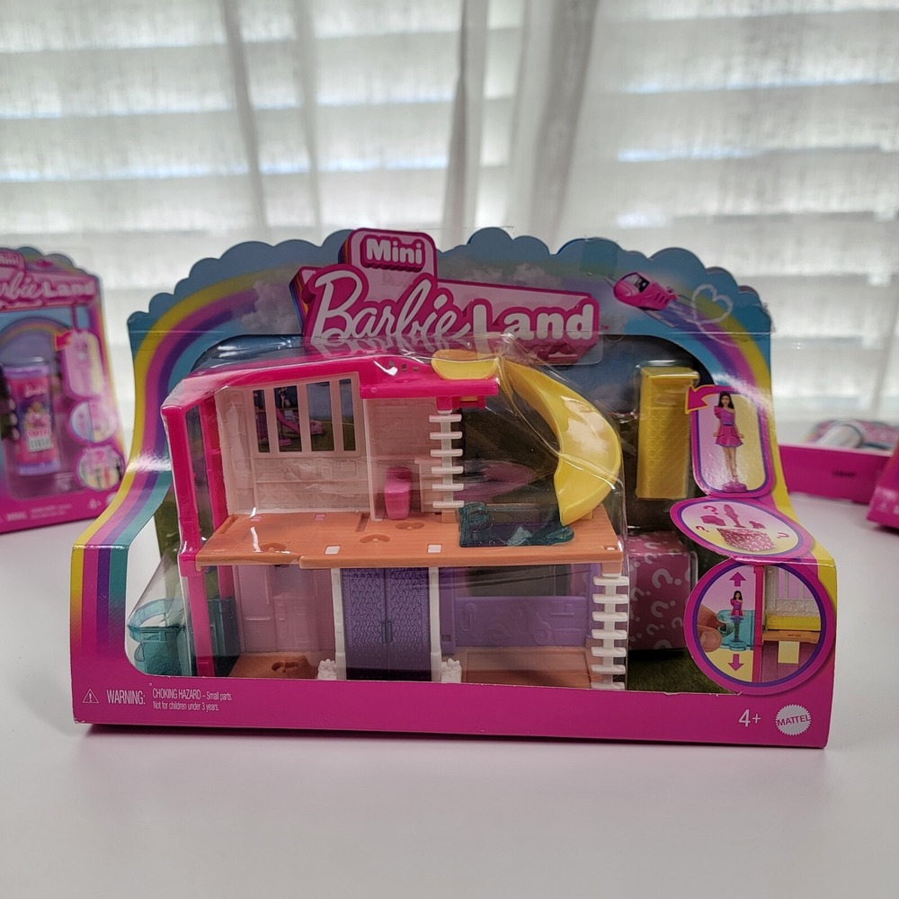 5 Mini Barbie Land Lot Car‎ Camper Play House Cutie Color Reveal Surprise Dolls - Picture 2 of 14